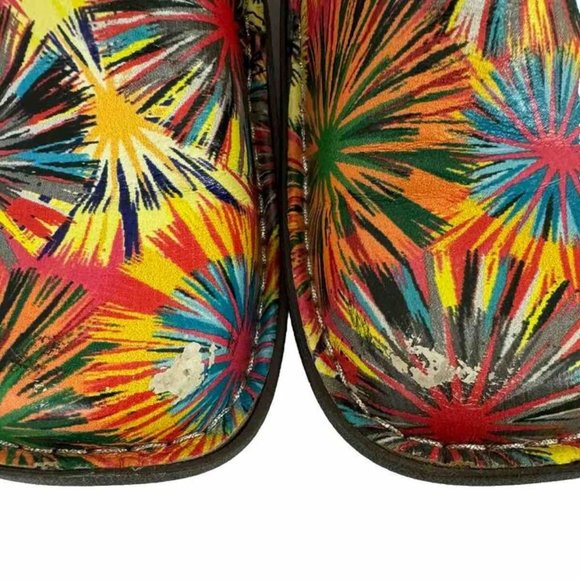 Alegria Debra Fireworks (Deb-304) Professional Nursing Shoe Clog Size 36 - Picture 6 of 8